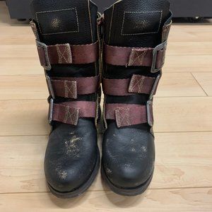 Fly London Womens Stif combat boots